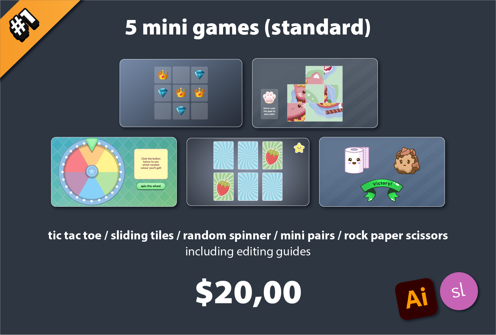 5 Mini Games pack