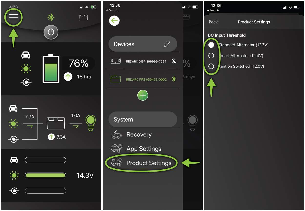 RedVision app instructions